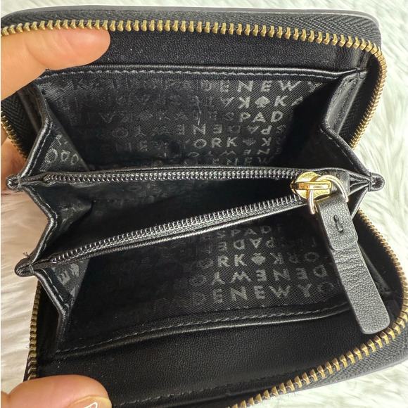 Kate Spade New York  Black Zip Around Wallet - Picture 6 of 11
